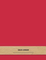 Sales Ledger: Red online resales and profit tracking log book - For arbitrage resellers and website owners looking to grow and track sales 108087254X Book Cover