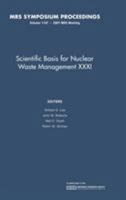 Scientific Basis for Nuclear Waster Management XXXI: Volume 1107 1605110795 Book Cover