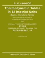 Thermodynamic Tables in SI (Metric) Units (Metric Units) 0521386934 Book Cover