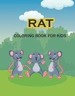Rat Coloring Book for Kids: Animals Coloring Book, A Coloring Book for Relief Stress B08SLGF4CC Book Cover