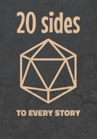 20 sides to every story: Mixed Role Playing Gamer Paper (College Ruled, Graph, Hex): RPG Journal 1709943173 Book Cover