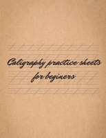 Caligraphy Practice Sheets for Beginers: Modern Calligraphy Slant Angle Lined Guide, Workbook for Beginners 1716217350 Book Cover