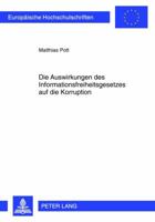 Die Auswirkungen Des Informationsfreiheitsgesetzes Auf Die Korruption 363162459X Book Cover