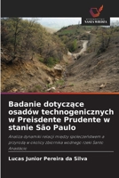 Badanie dotyczace osadów technogenicznych w Preisdente Prudente w stanie São Paulo (Polish Edition) 6209869491 Book Cover