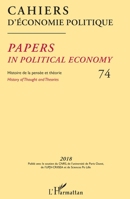 Cahiers d'économie politique 74: Histoire de la pensée en théorie (French Edition) 2343152772 Book Cover