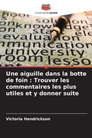 Une aiguille dans la botte de foin: Trouver les commentaires les plus utiles et y donner suite 6205279703 Book Cover