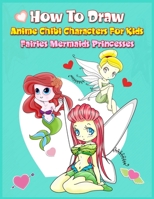 How to Draw Anime Chibi Characters for Kids (Fairies, Mermaids, Princesses): Easy Techniques Step-by-Step Drawing and Activity Book for Children to Learn Drawing Cute Stuff 1086961609 Book Cover