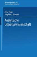Analytische Literaturwissenschaft 3528085711 Book Cover