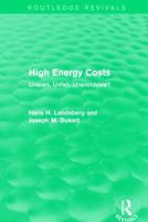 High Energy Costs: Uneven, Unfair, Unavoidable? (RFF Press) 0801827825 Book Cover