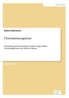 Ubernahmeangebote 3867467242 Book Cover