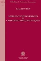 Representations Mentales Et Categorisations Linguistiques 904290979X Book Cover