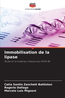 Immobilisation de la lipase (French Edition) 6207437373 Book Cover