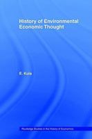 History of Environmental Economic Thought 0415406854 Book Cover