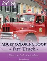 Fire Trucks Coloring Book 1542628970 Book Cover