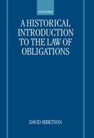 A Historical Introduction to the Law of Obligations 019876412X Book Cover