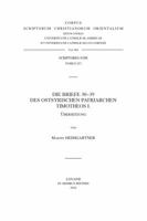 Die Briefe 30-39 Des Ostsyrischen Patriarchen Timotheos I. V. 9042932996 Book Cover