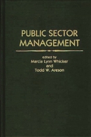 Public Sector Management: 0275933814 Book Cover