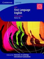 First Language English: IGCSE (Cambridge International Examinations) 0521693063 Book Cover