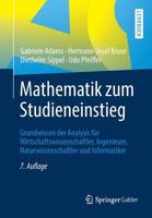 Mathematik zum Studieneinstieg: Grundwissen der Analysis für Wirtschaftswissenschaftler, Ingenieure, Naturwissenschaftler und Informatiker (Springer-Lehrbuch) 3662587378 Book Cover