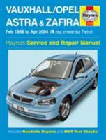 Vauxhall/Opel Astra & Zafira Petrol Service and Repair Manual (Haynes Service and Repair Manuals) 0857339702 Book Cover