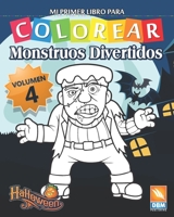 Monstruos Divertidos - Volumen 4: Libro para colorear para ni�os - 25 ilustraciones para colorear 1702568172 Book Cover