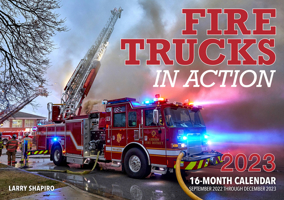 Fire Trucks in Action 2023: 16-Month Calendar - September 2022 through December 2023 0760377111 Book Cover