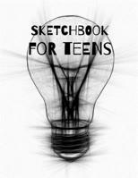 Sketchbook for teens: sketch draw scribble design a sketchbook for growing minds 1698382065 Book Cover