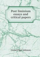 Post liminium: essays and critical papers 1166998657 Book Cover