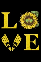 Love is scuba diving: notebook for divers 165455118X Book Cover