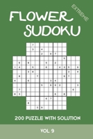 Flower Sudoku extreme 200 Puzzle with solution Vol 9: Variation of Sudoku, which is very similar to Samurai Sudoku. Extremely difficult B08MSNHZDP Book Cover