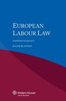 European Labour Law 9041151788 Book Cover
