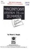 Macintosh System 7.5 for Dummies Quick Reference 1568849567 Book Cover