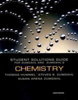 Student Solutions Guide for Zumdahl/Zumdahl's Chemistry 054716856X Book Cover