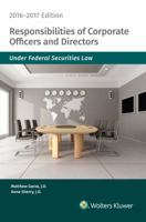 Responsibilities of Corporate Officers & Directors 2016-2017 1454875135 Book Cover