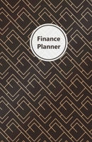 Finance Planner: Take control of your money. Incl. Monthly budgets, Expense and Debt payment tracker, Savings tracker, No spending challenge, Debt ... Gatsby design, squares. Soft matte cover). 169578989X Book Cover