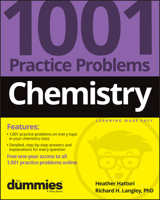 Chemistry: 1001 Practice Problems For Dummies 1119883539 Book Cover