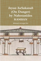 Inyan haSakanah (On Danger) by Nahmanides - RAMBAN 1326783629 Book Cover