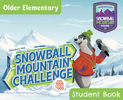 Vbs 2026 Snowball Mountain Challenge Older Elementary Student Book (Grades 3-6) (Pkg of 6): Find Your Strength in God 179103828X Book Cover
