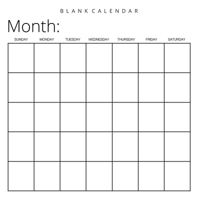 Blank Calendar: White Background, Undated Planner for Organizing, Tasks, Goals, Scheduling, DIY Calendar Book 1636570453 Book Cover