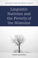 Linguistic Nativism and the Poverty of the Stimulus 1405187840 Book Cover