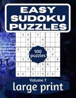 Easy Sudoku Puzzles: Sudoku Puzzle Book for Everyone With Solution Vol 7 B08VYBN75V Book Cover