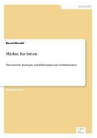 Markte Fur Strom 3638697800 Book Cover