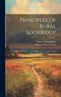 Principles Of Rural Sociology 1021515523 Book Cover