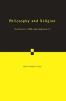 Philosophy and Religion 1107615984 Book Cover