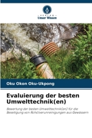 Evaluierung der besten Umwelttechnik(en) (German Edition) 620835787X Book Cover