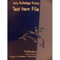 Calculus Tif 7ed by Ann Rutledge Kraus (2002) Paperback 0618149287 Book Cover