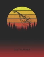 Daily Planner: Bowlback Mandolin Guitar | 2020 - 2021 Daily Planner For 1 Year Of Planning | Retro Vintage Sunset Cover | January 20 - December 20 | ... | Plan Days Set Goals & Get Stuff Done 1692286277 Book Cover