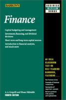 Finance (Business Review Series) 0764134205 Book Cover