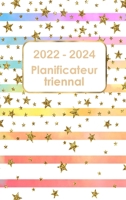 Planificateur triennal 2022-2024: Calendrier 36 mois Calendrier avec jours fériés Planificateur quotidien de 3 ans Calendrier de rendez-vous Ordre du jour de 3 ans 9189573587 Book Cover