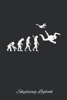 SKYDIVING LOGBOOK: Blank Lined Notebook, 6 x 9, 120 White Color Pages, Matte Finish Cover 1694726576 Book Cover